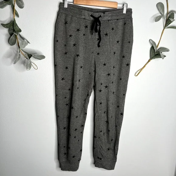 Jane and Delancey Pants Jumpsuits Gray Jogger Sweatpants
